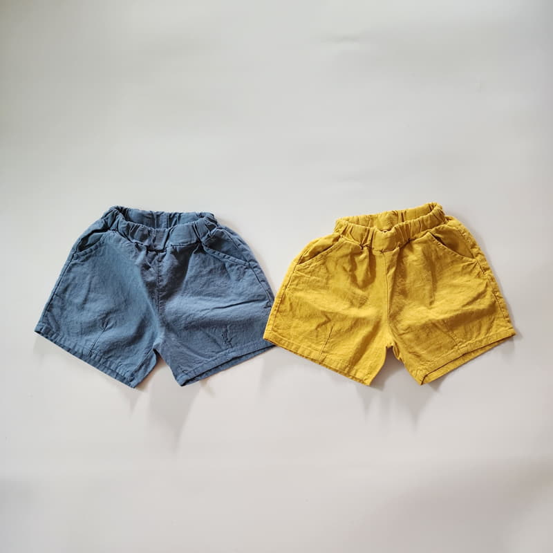 Ccomabee - Korean Children Fashion - #todddlerfashion - Linen Dart Shorts