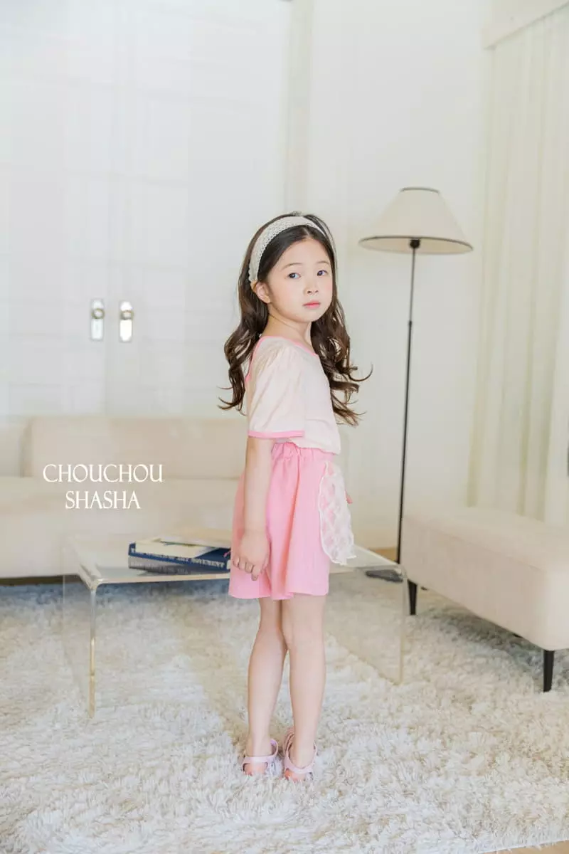 Chouchou Shasha - Korean Children Fashion - #Kfashion4kids - Bear Top Bottom Set - 5