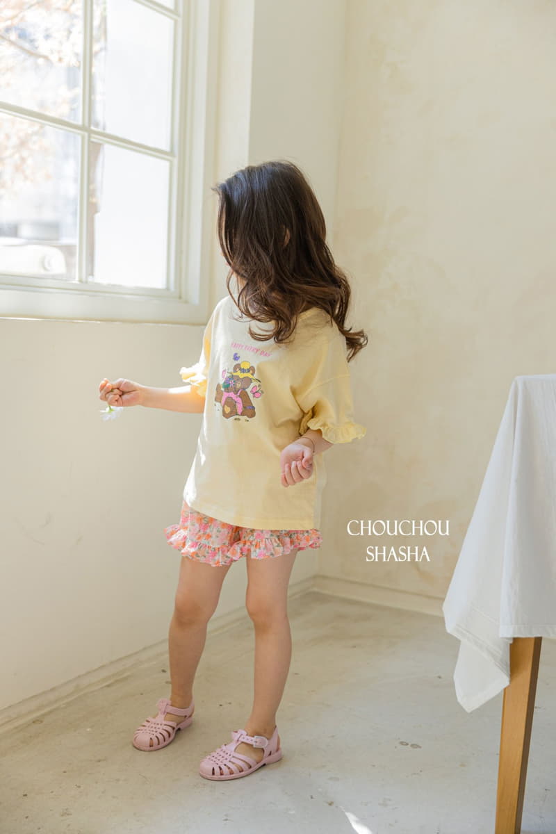 Chouchou Shasha - Korean Children Fashion - #Kfashion4kids - Flower Bear Tee - 10