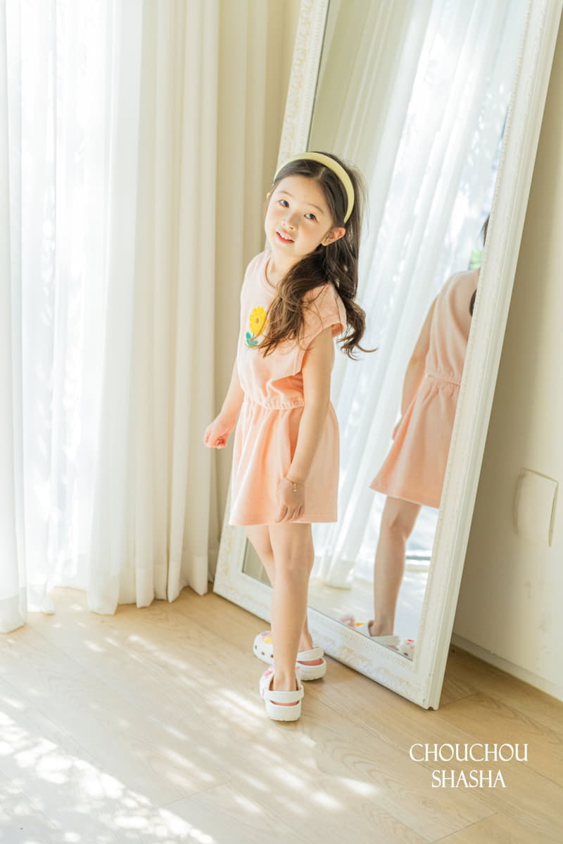 Chouchou Shasha - Korean Children Fashion - #childofig - Lu Terry Top Bottom Set - 11