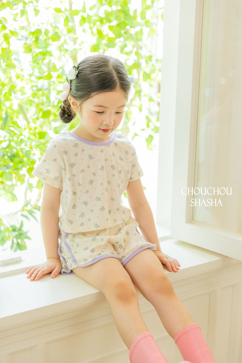 Chouchou Shasha - Korean Children Fashion - #childrensboutique - Unique Top Bottom Set - 2