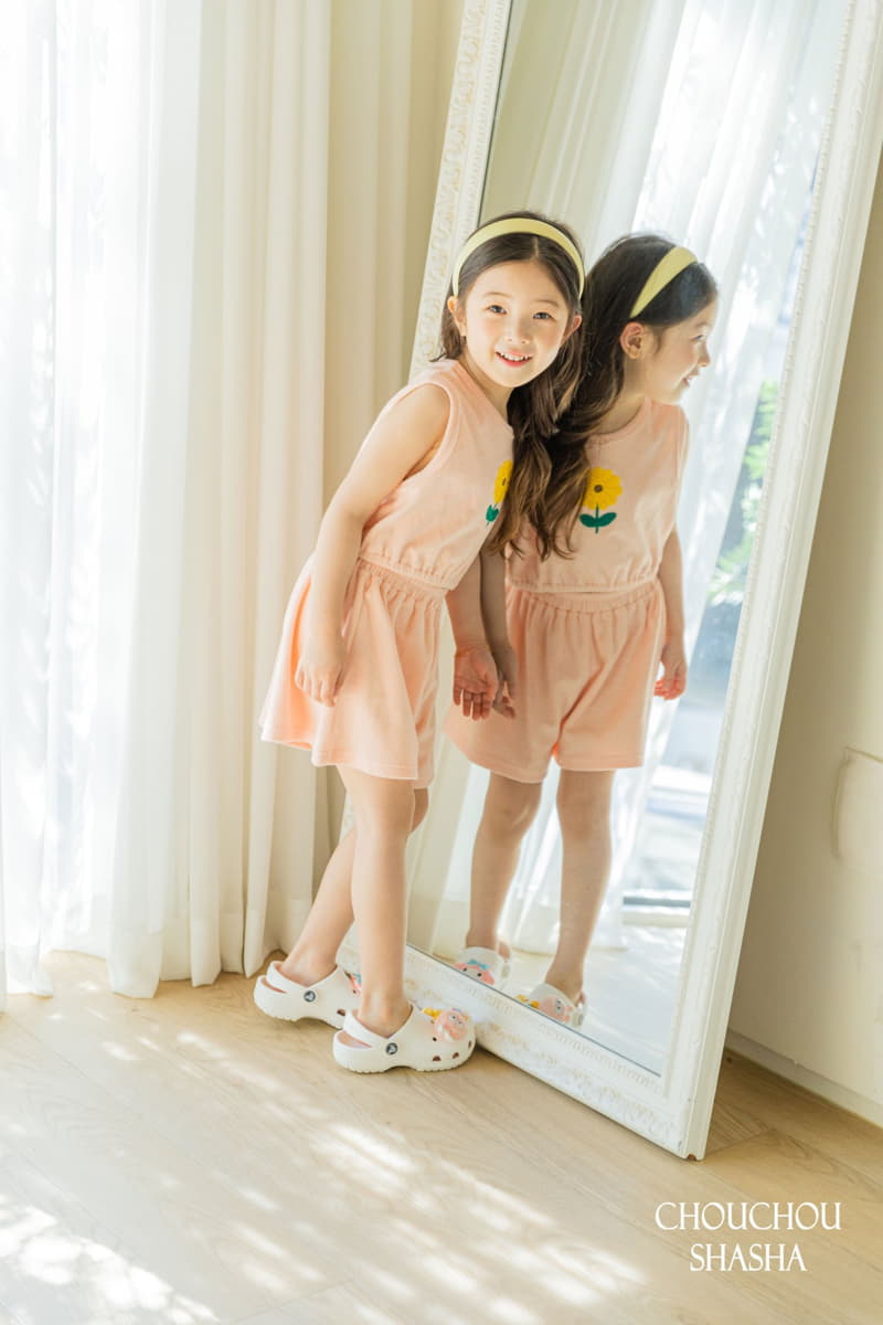 Chouchou Shasha - Korean Children Fashion - #childrensboutique - Lu Terry Top Bottom Set - 12
