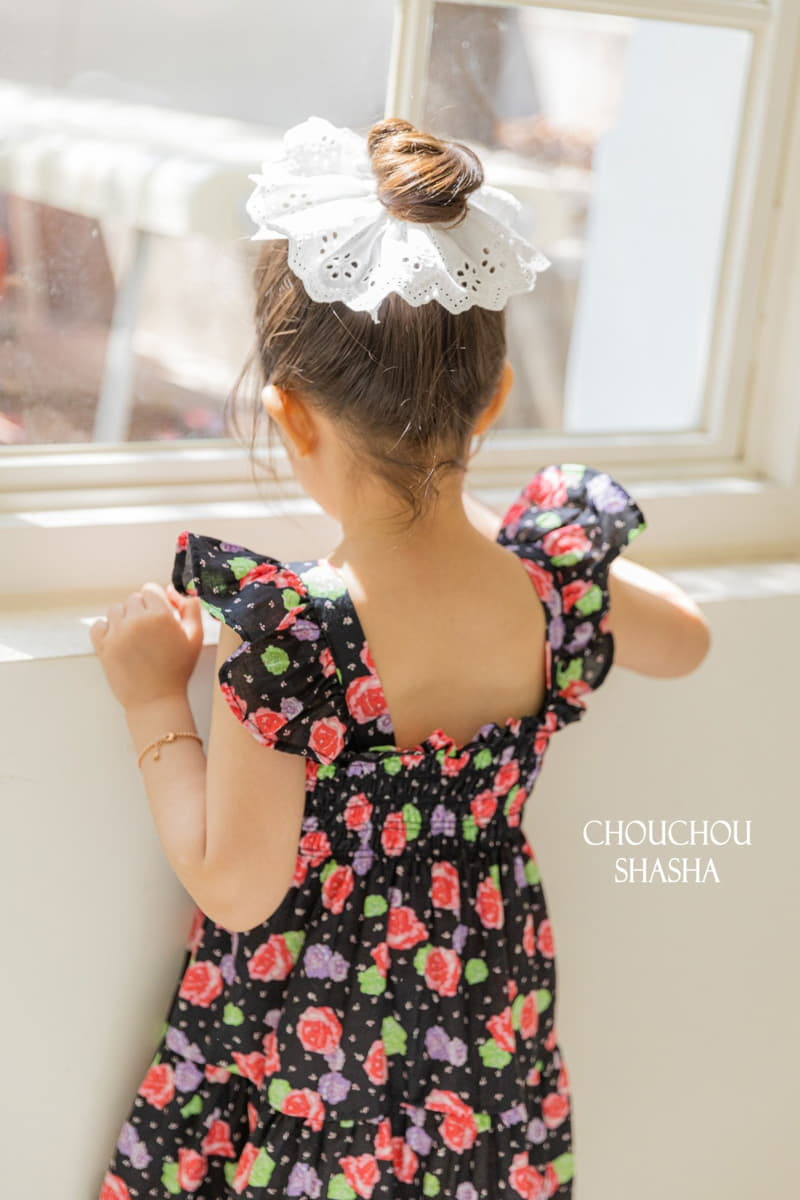 Chouchou Shasha - Korean Children Fashion - #designkidswear - Rose One-piece - 12