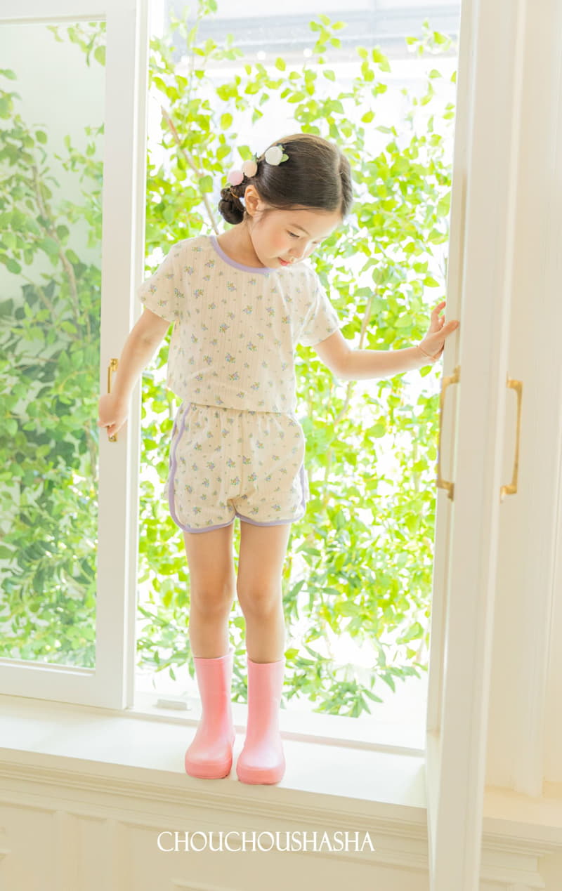 Chouchou Shasha - Korean Children Fashion - #kidsstore - Unique Top Bottom Set - 7