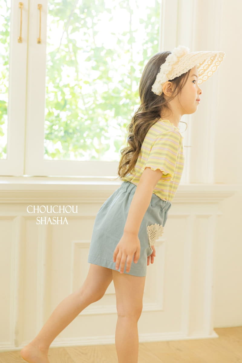 Chouchou Shasha - Korean Children Fashion - #kidzfashiontrend - Charlang Stripes Tee - 9
