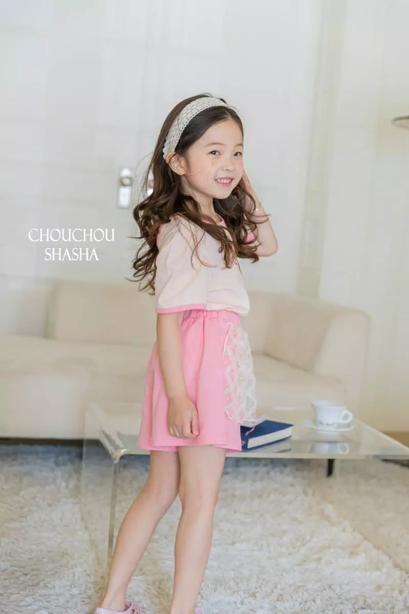 Chouchou Shasha - Korean Children Fashion - #kidsstore - Bear Top Bottom Set - 4