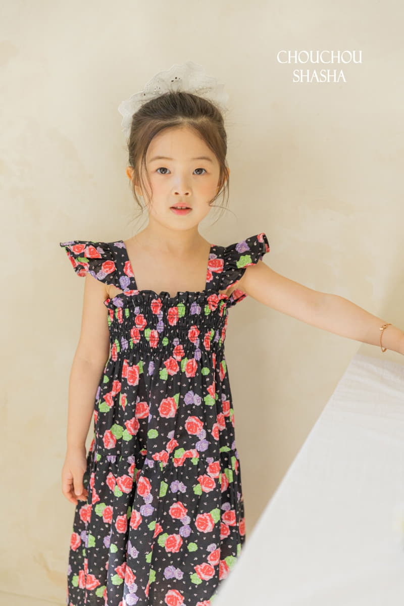 Chouchou Shasha - Korean Children Fashion - #littlefashionista - Rose One-piece - 3