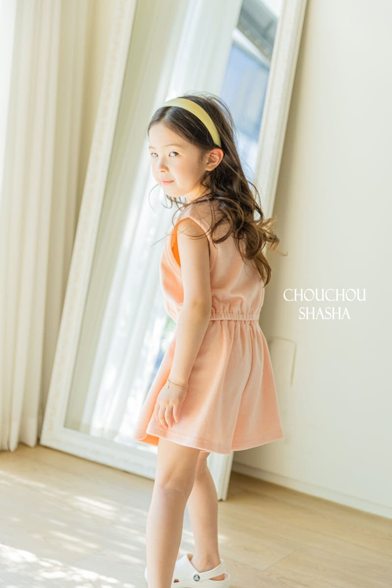 Chouchou Shasha - Korean Children Fashion - #magicofchildhood - Lu Terry Top Bottom Set - 5