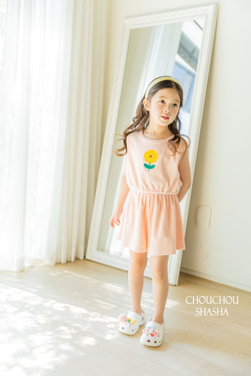 Chouchou Shasha - Korean Children Fashion - #minifashionista - Lu Terry Top Bottom Set - 6