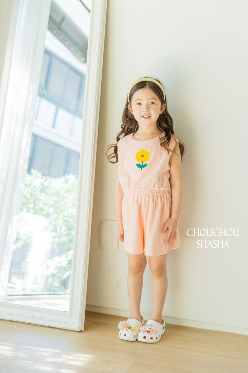 Chouchou Shasha - Korean Children Fashion - #prettylittlegirls - Lu Terry Top Bottom Set - 7