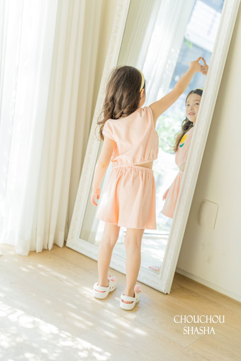 Chouchou Shasha - Korean Children Fashion - #stylishchildhood - Lu Terry Top Bottom Set - 10