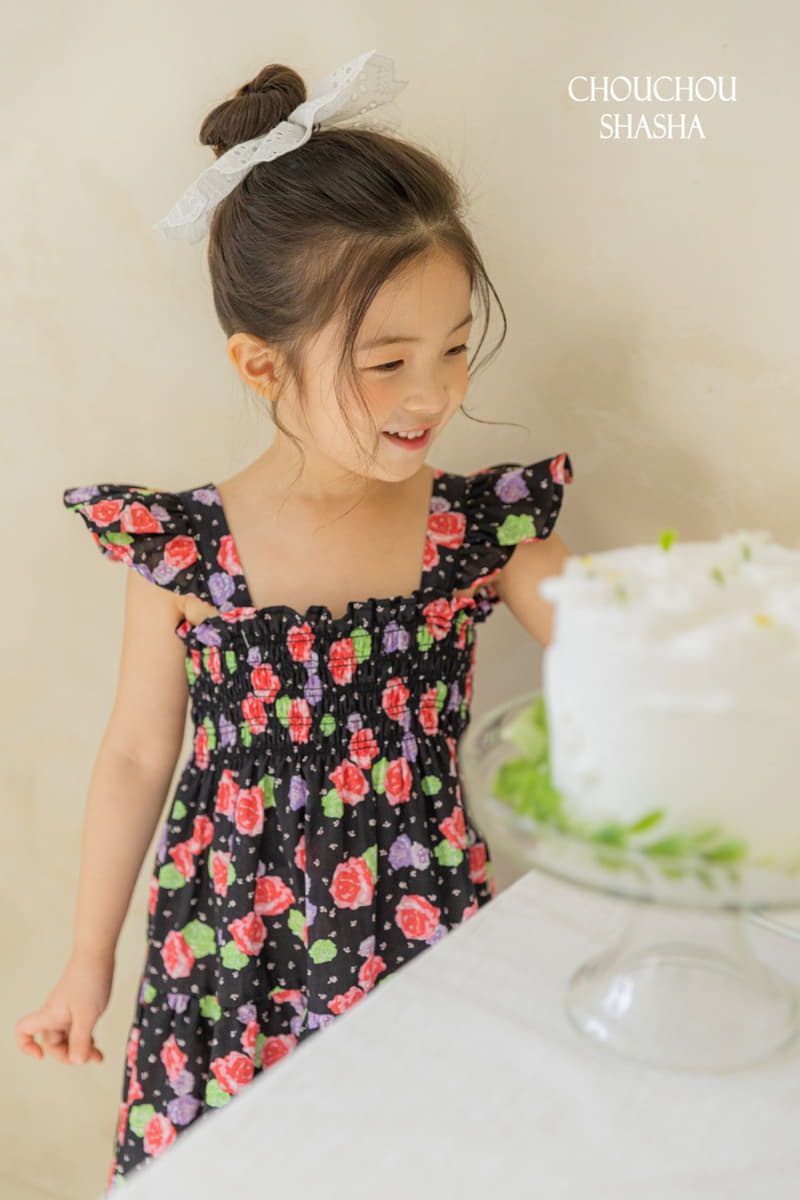 Chouchou Shasha - Korean Children Fashion - #toddlerclothing - Rose One-piece - 8