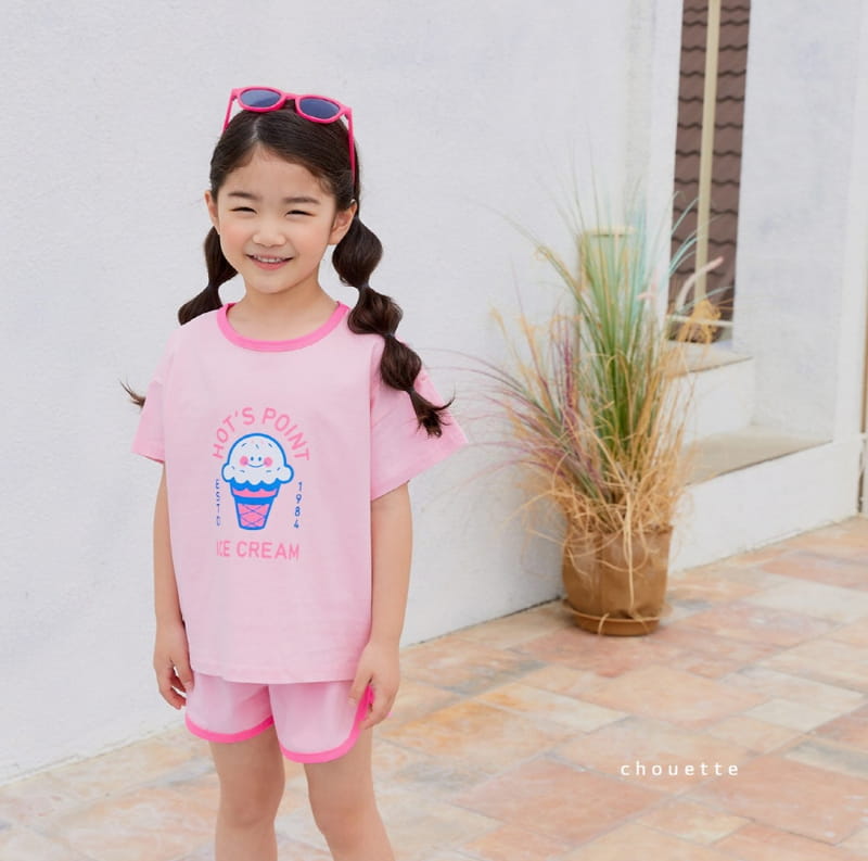Chouette - Korean Children Fashion - #littlefashionista - Smile Top Bottom Set - 4