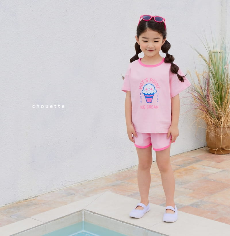 Chouette - Korean Children Fashion - #minifashionista - Smile Top Bottom Set - 5