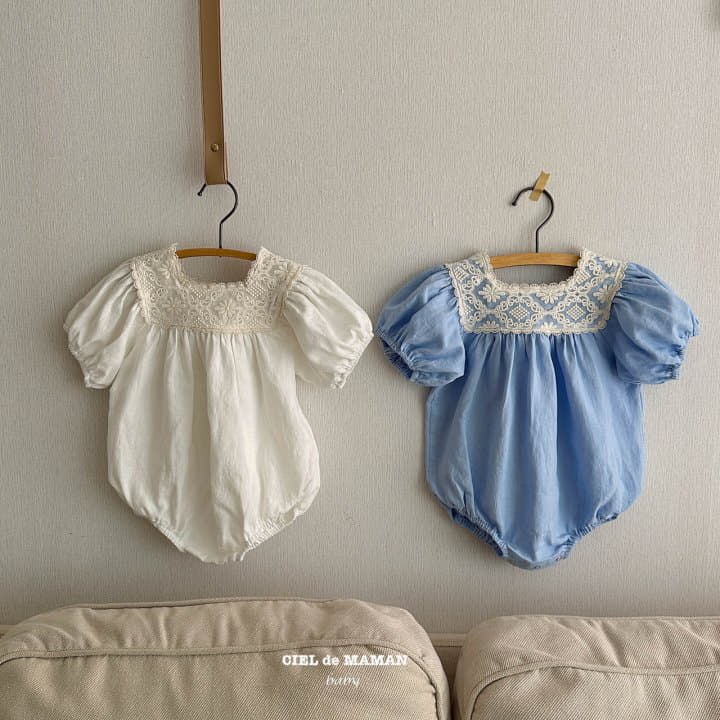 Ciel De Maman - Korean Baby Fashion - #babyclothing - Line Square Bodysuit - 7