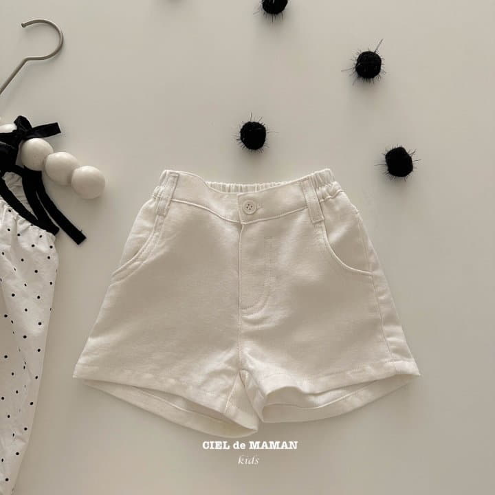 Ciel De Maman - Korean Children Fashion - #childofig - Linen Shorts - 3