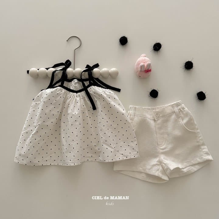 Ciel De Maman - Korean Children Fashion - #kidzfashiontrend - Plare String Blouse - 3