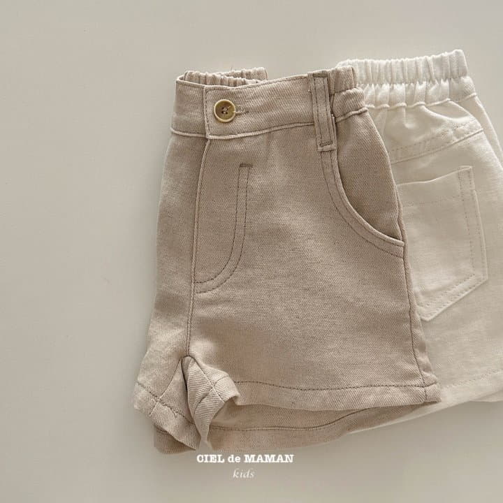Ciel De Maman - Korean Children Fashion - #kidzfashiontrend - Linen Shorts - 10