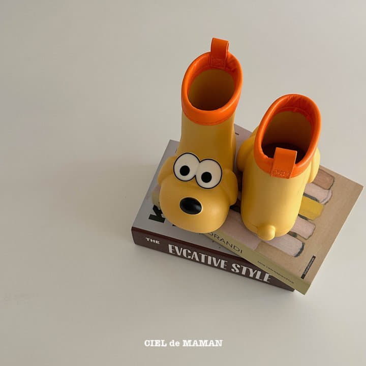 Ciel De Maman - Korean Children Fashion - #kidzfashiontrend - Puppy Rain Boots - 8