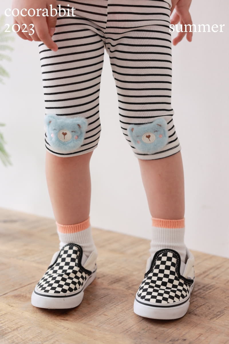 Coco Rabbit - Korean Children Fashion - #Kfashion4kids - Bear Doll Leggings - 3