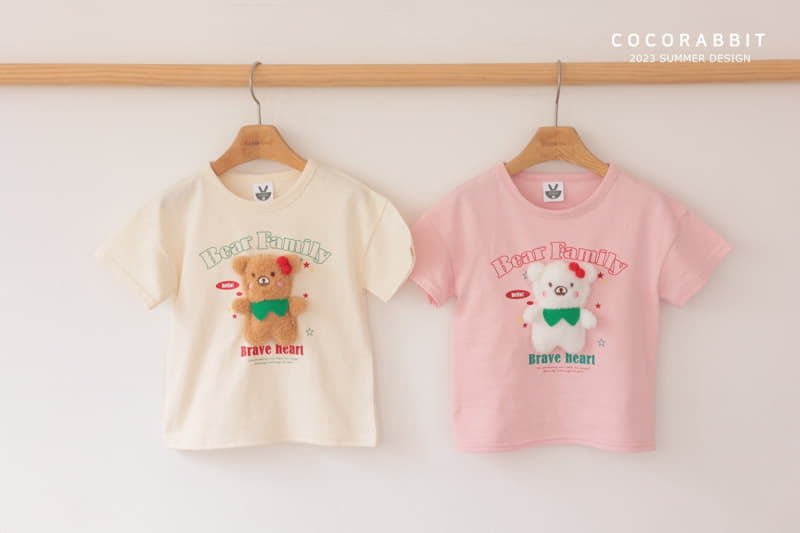 Coco Rabbit - Korean Children Fashion - #childrensboutique - Family Bear Doll Tee - 9