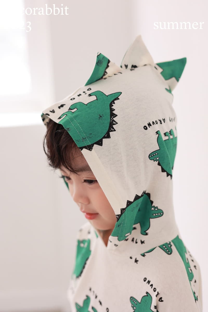 Coco Rabbit - Korean Children Fashion - #childofig - Dino Hoody - 4