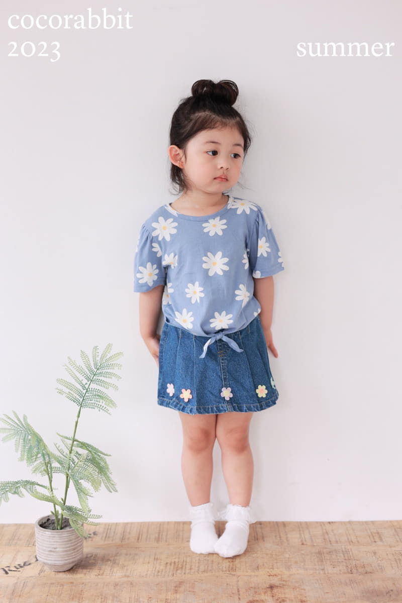 Coco Rabbit - Korean Children Fashion - #designkidswear - Daisy Ribbon Tee - 6