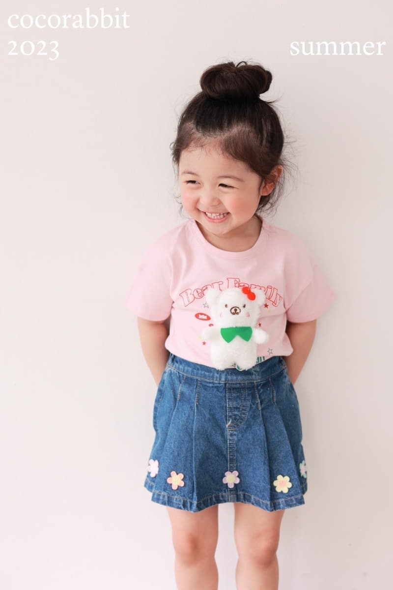 Coco Rabbit - Korean Children Fashion - #discoveringself - Family Bear Doll Tee - 11