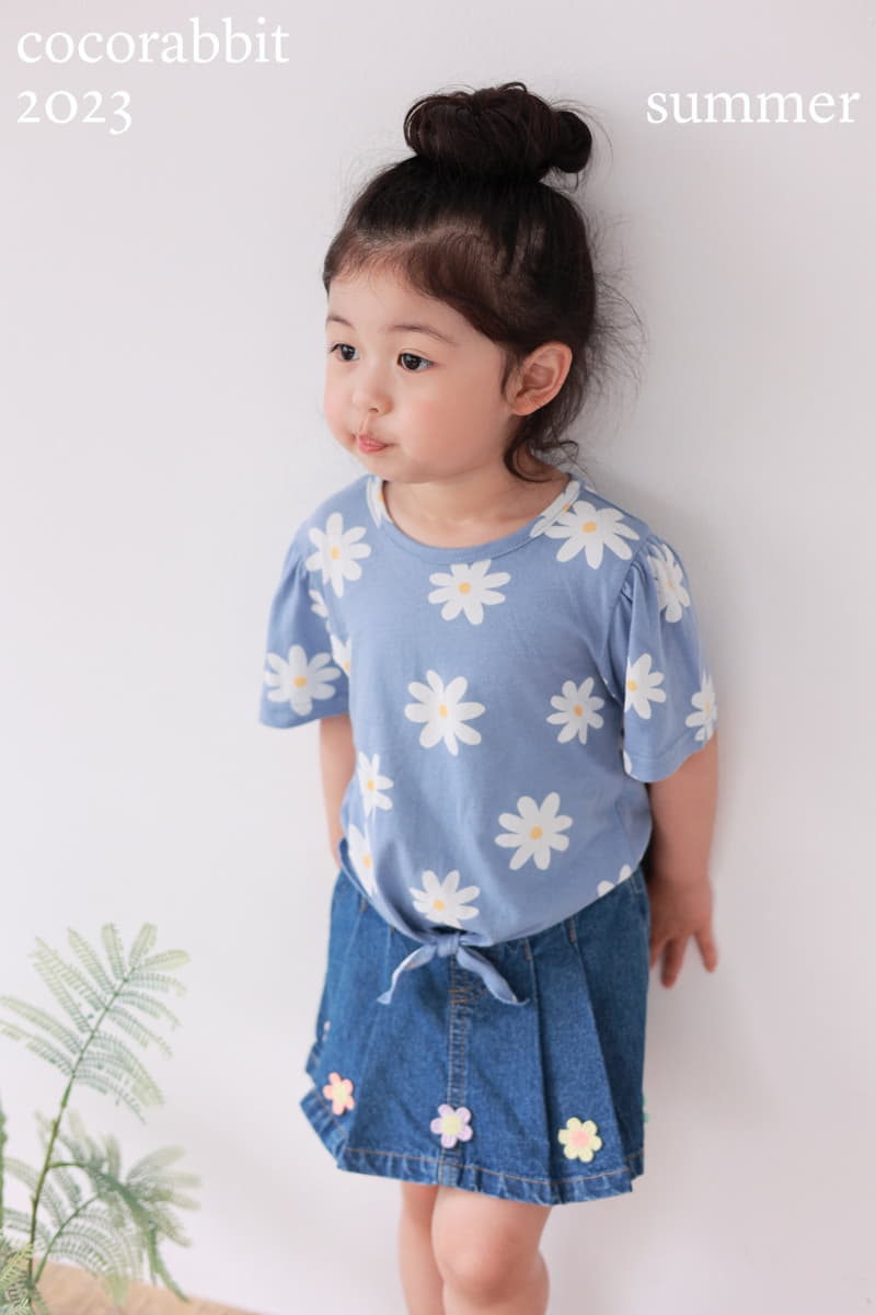 Coco Rabbit - Korean Children Fashion - #discoveringself - Daisy Ribbon Tee - 7