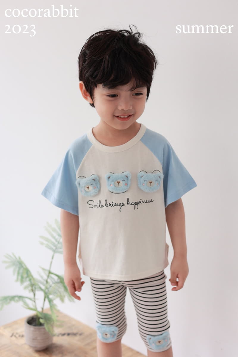Coco Rabbit - Korean Children Fashion - #fashionkids - Ragaln Bear Tee - 3