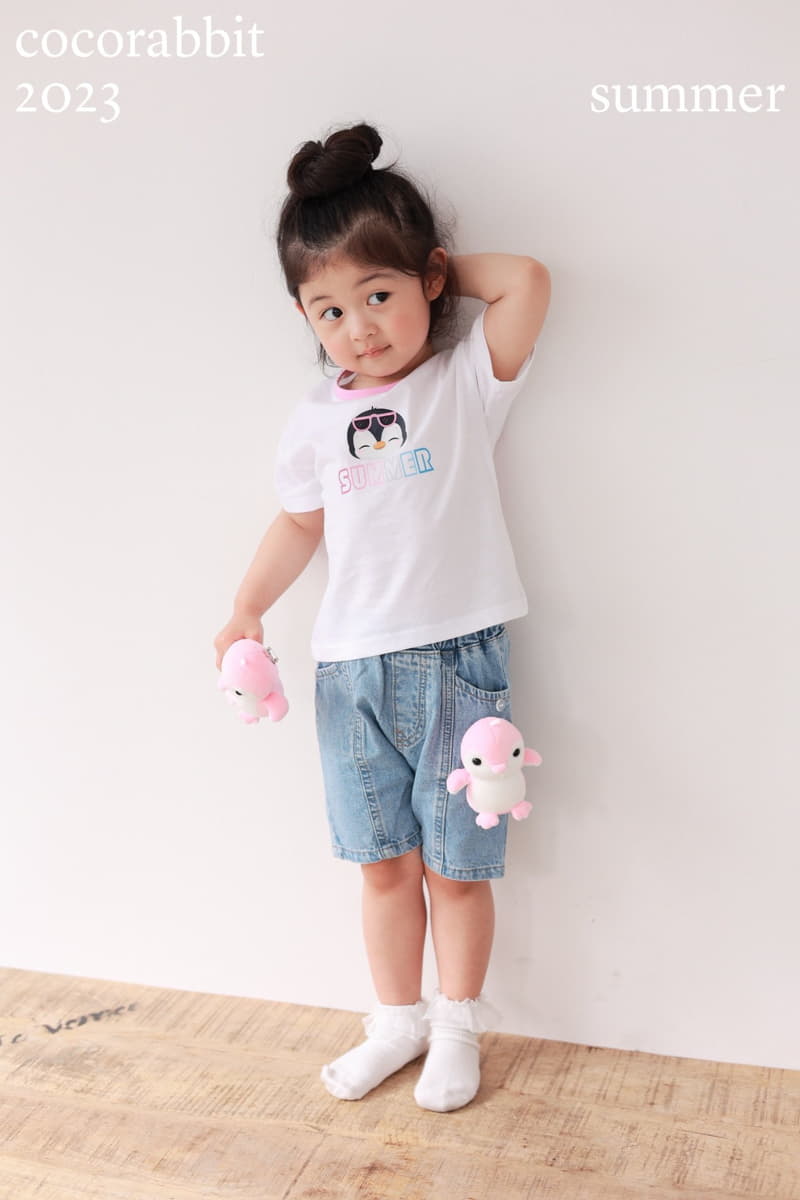 Coco Rabbit - Korean Children Fashion - #kidsshorts - Tube Penguin Tee - 12