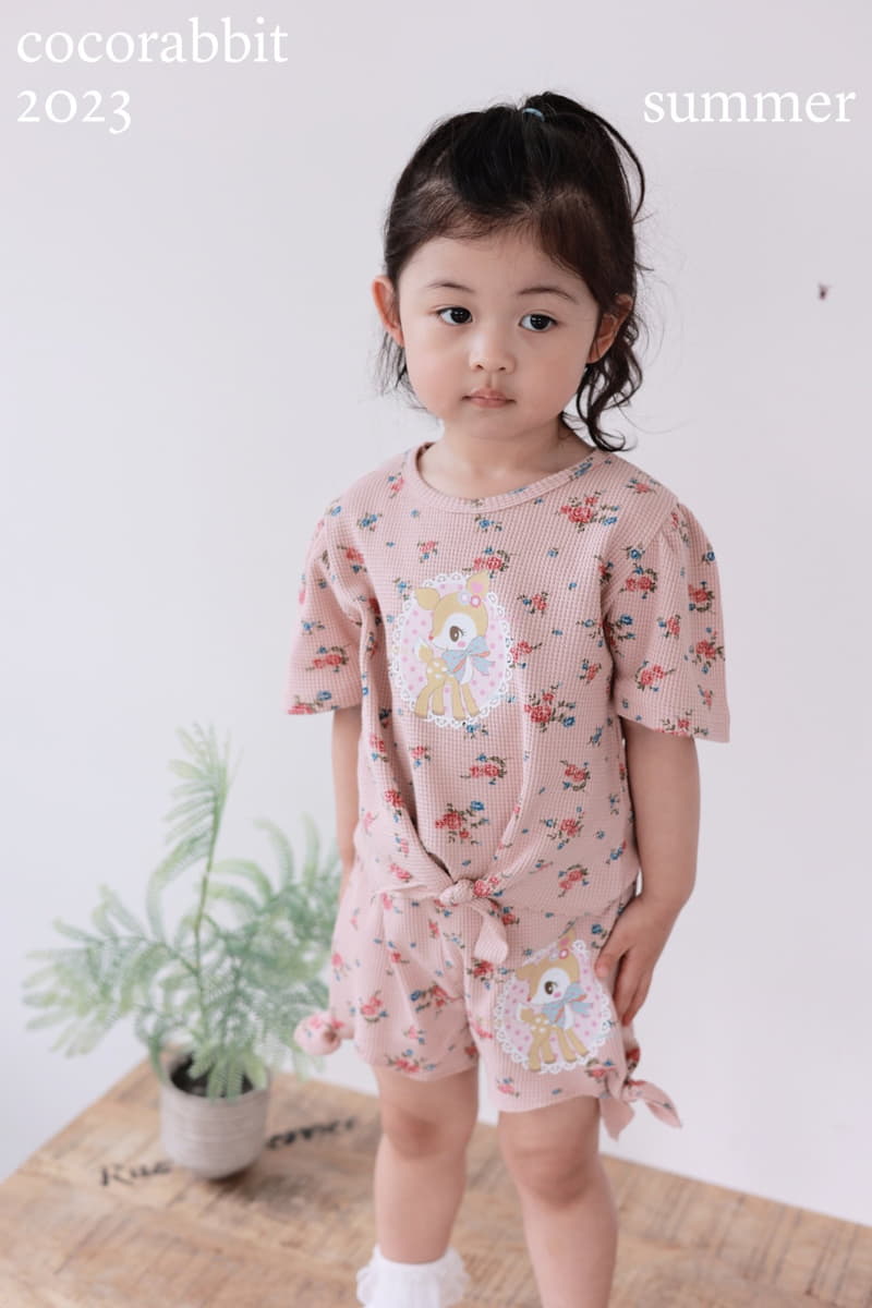 Coco Rabbit - Korean Children Fashion - #fashionkids - Deer Top Bottom Set - 4