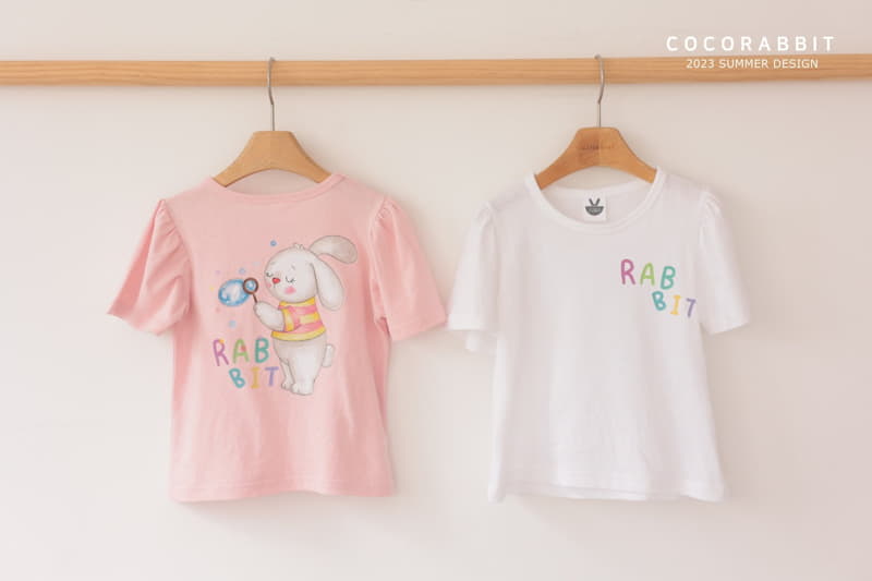Coco Rabbit - Korean Children Fashion - #kidsstore - Bubble Rabbit Tee - 7