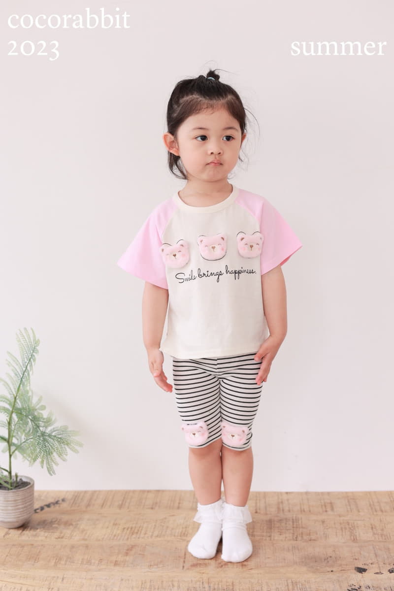 Coco Rabbit - Korean Children Fashion - #kidsstore - Ragaln Bear Tee - 5