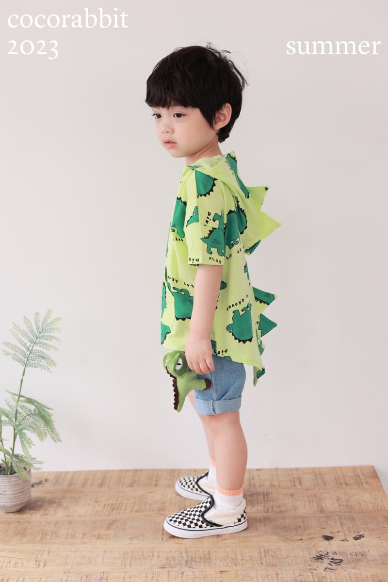 Coco Rabbit - Korean Children Fashion - #kidsstore - Dino Slit Jeans - 2