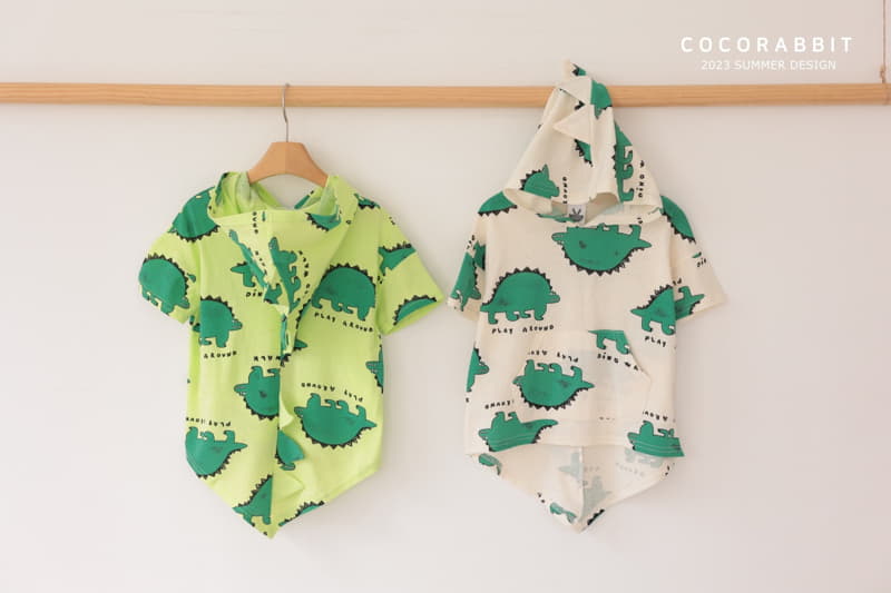 Coco Rabbit - Korean Children Fashion - #kidzfashiontrend - Dino Hoody - 10