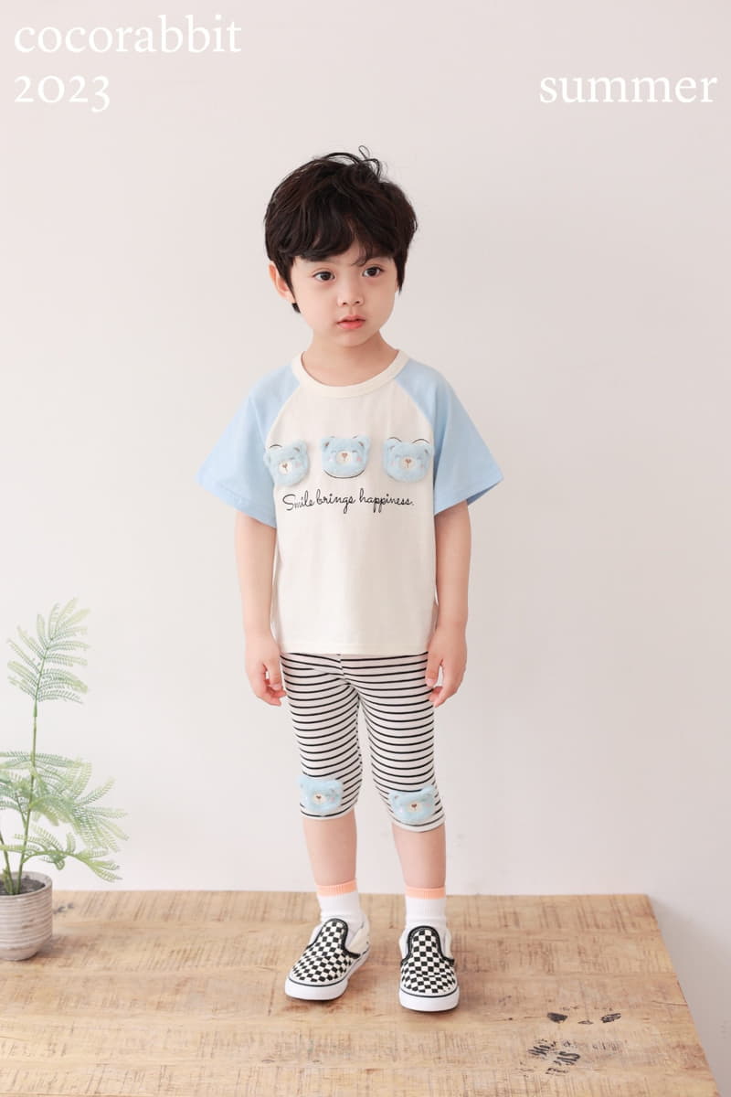 Coco Rabbit - Korean Children Fashion - #Kfashion4kids - Bear Doll Leggings - 4