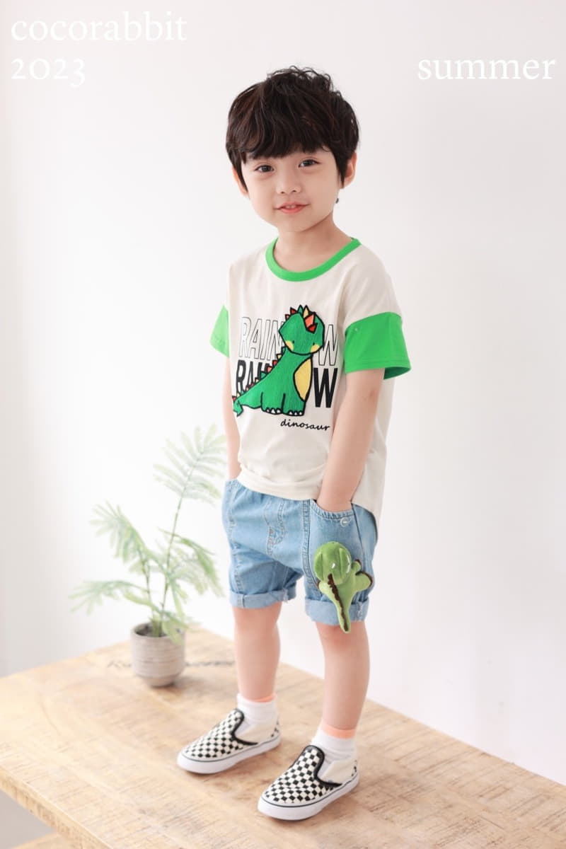 Coco Rabbit - Korean Children Fashion - #magicofchildhood - Dino Slit Jeans - 6