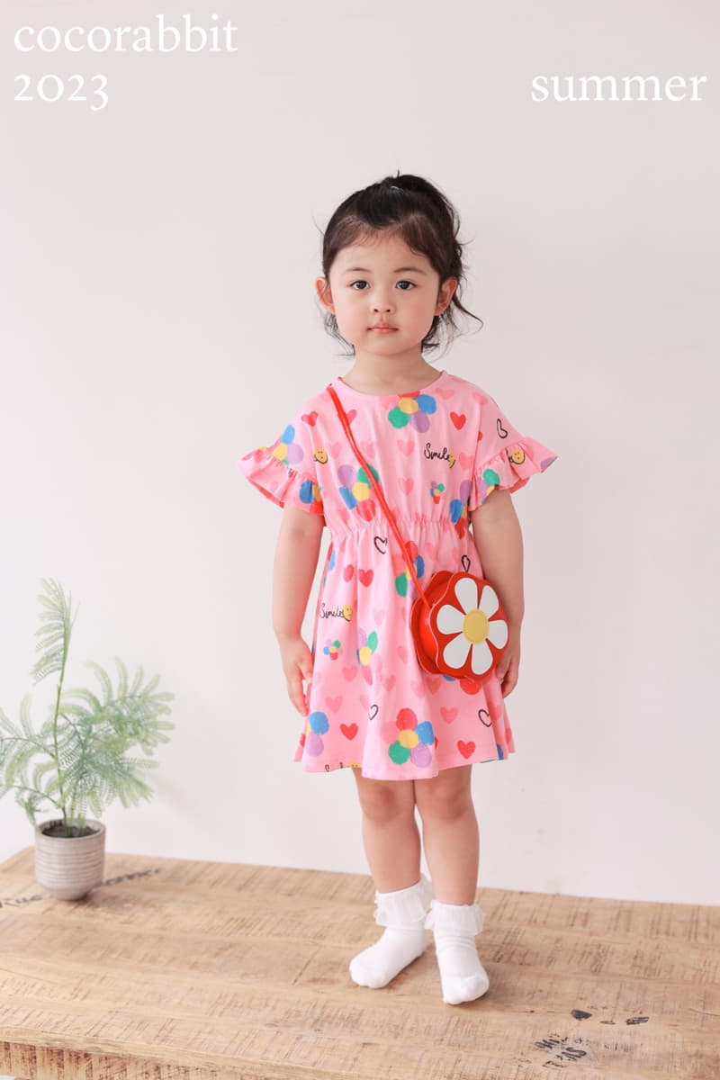 Coco Rabbit - Korean Children Fashion - #prettylittlegirls - Red Flower One-piece - 7
