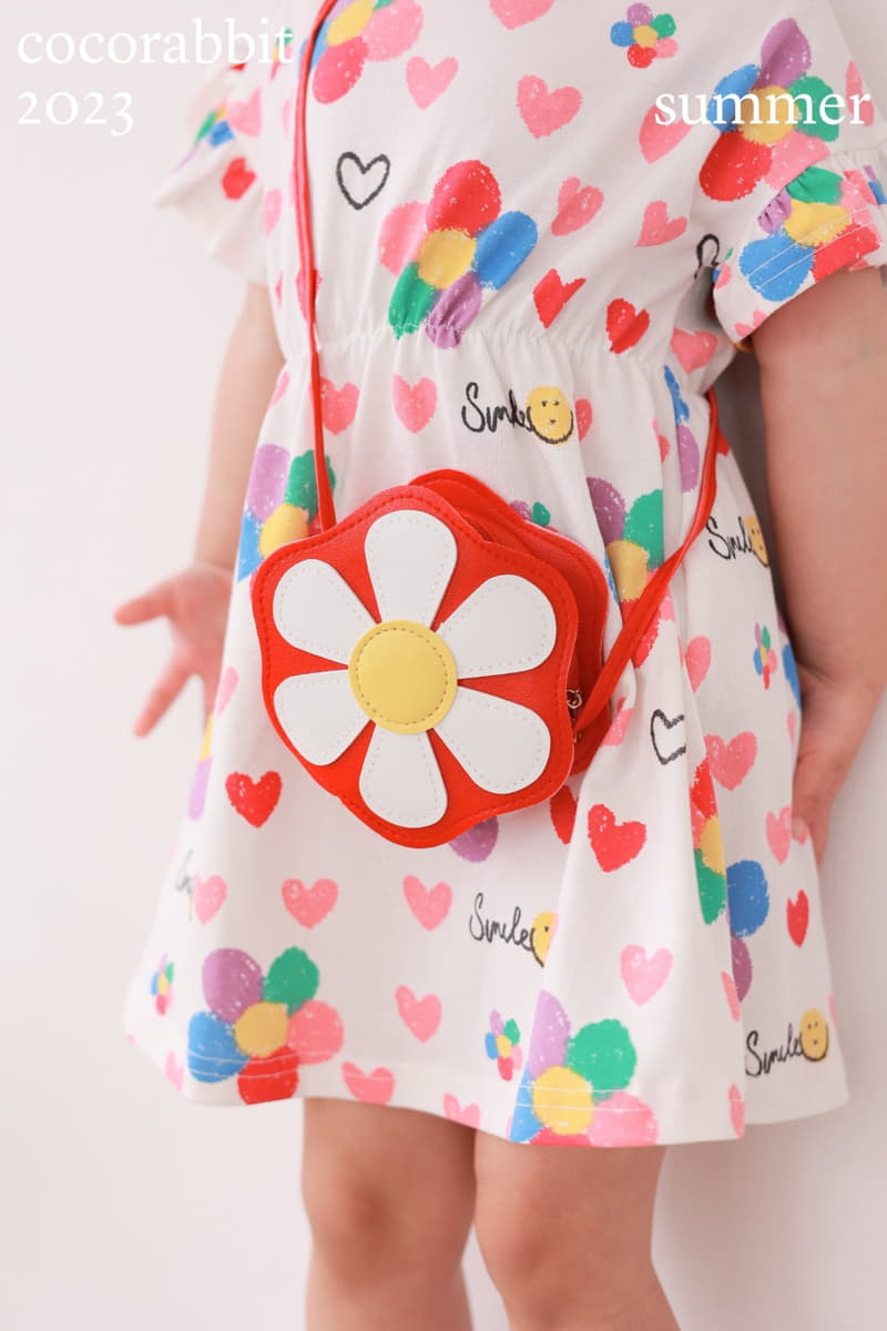 Coco Rabbit - Korean Children Fashion - #stylishchildhood - Red Flower One-piece - 10