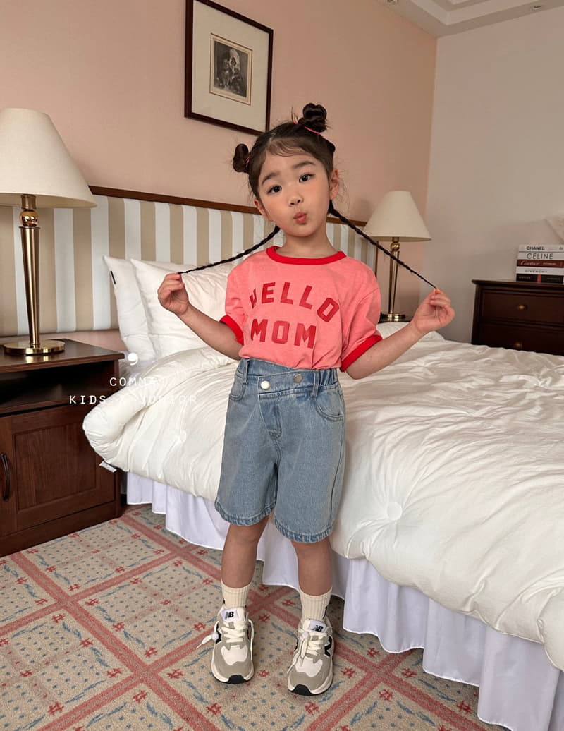 Comma - Korean Children Fashion - #kidzfashiontrend - Hello Mom Top Bottom Set - 5