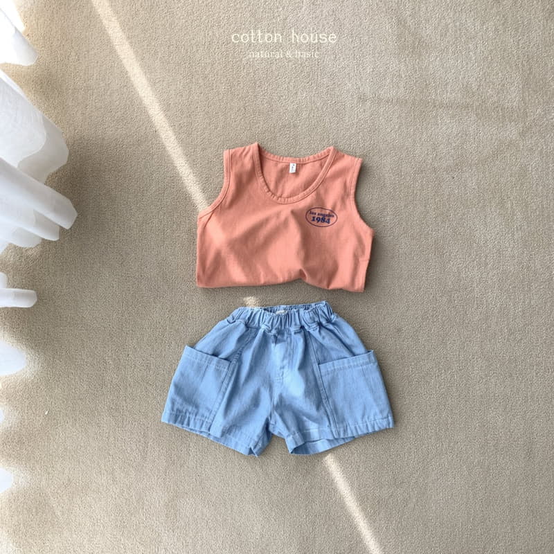 Cotton House - Korean Children Fashion - #childofig - Hazzi Denim Shorts - 9