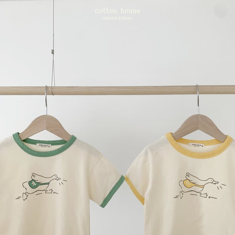 Cotton House - Korean Children Fashion - #kidsstore - Duck Color TEe - 2