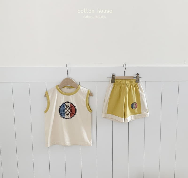 Cotton House - Korean Children Fashion - #kidzfashiontrend - Paris Sleeveless Set-up - 6