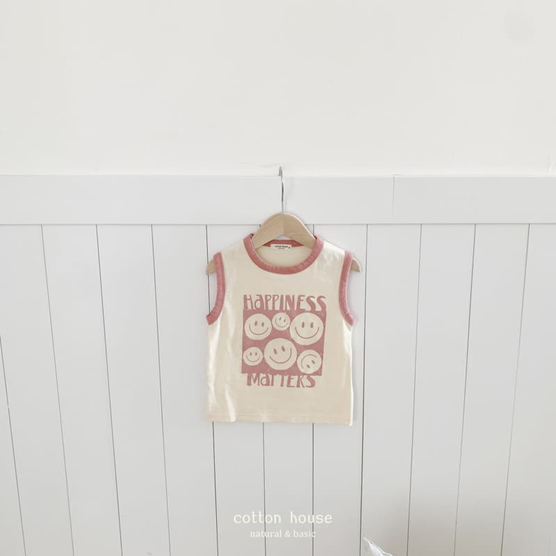 Cotton House - Korean Children Fashion - #kidsstore - Happiness Sleeveless - 4