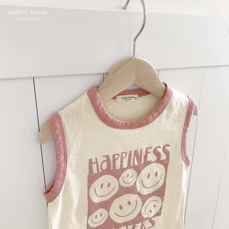 Cotton House - Korean Children Fashion - #todddlerfashion - Happiness Sleeveless - 10