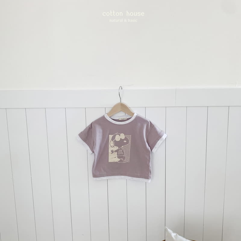 Cotton House - Korean Children Fashion - #toddlerclothing - Snop Tee - 6