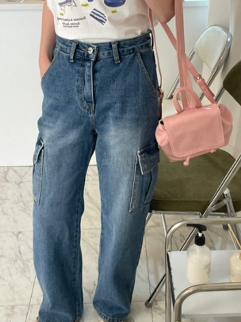 Credito - Korean Women Fashion - #womensfashion - Cargo Jeans - 2