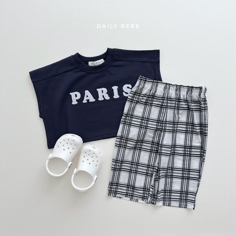 Daily Bebe - Korean Children Fashion - #Kfashion4kids - Paris Patch Crop Tee - 12