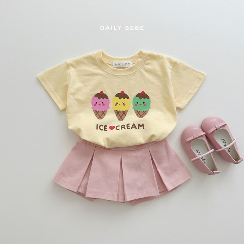 Daily Bebe - Korean Children Fashion - #childofig - Wrinkle Skirt - 10
